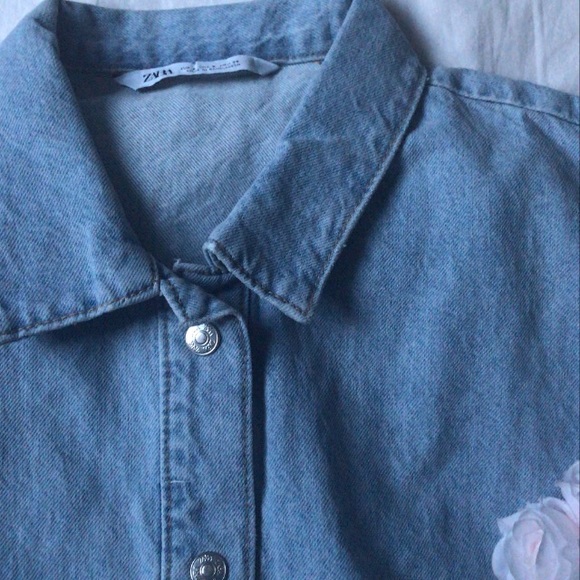 Zara oversized denim shirt - Picture 7 of 11